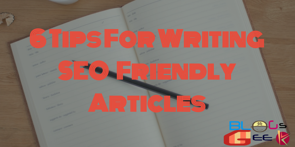 tips for writing seo friendly articles
